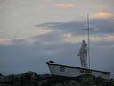 On a rock in the harbor waters sits this shrine to San Pedro, patron saint of the sea.